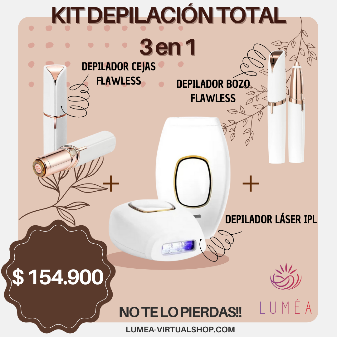 ✨ KIT DEPILACIÓN TOTAL 3 en 1 ✨